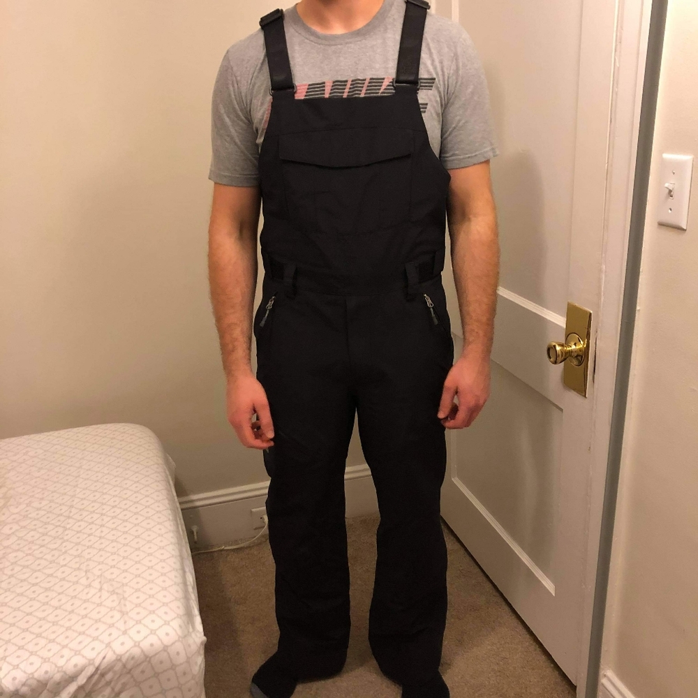 Like New North Face GoreTex Ski Bib
